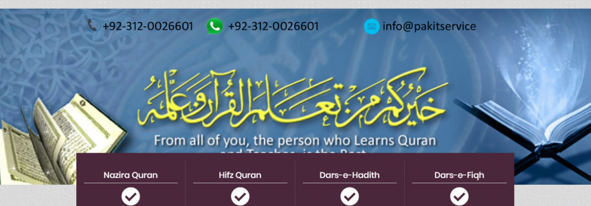 Online Quran Teaching Website