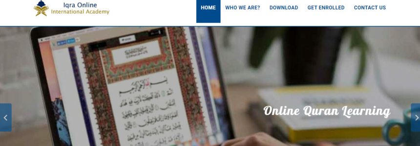 Website for Online Quran Academy