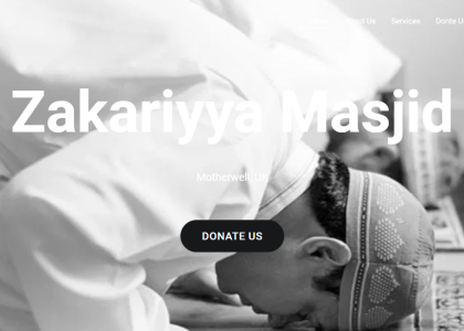Masjid Website for UK client