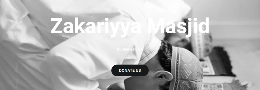 Masjid Website for UK client