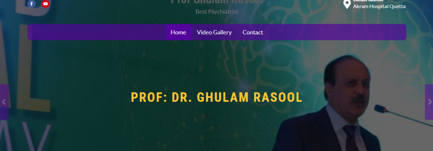 Medical Website (Dr. Ghulam Rasool)