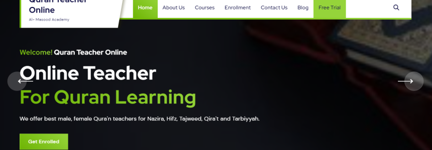 Online Quran Academy Website