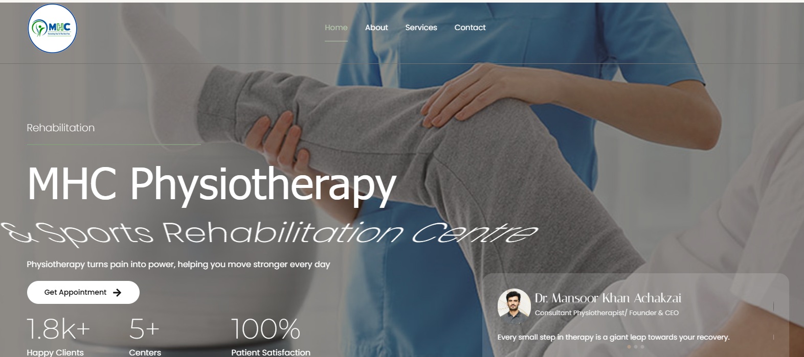Website & SEO for Physiotherapist