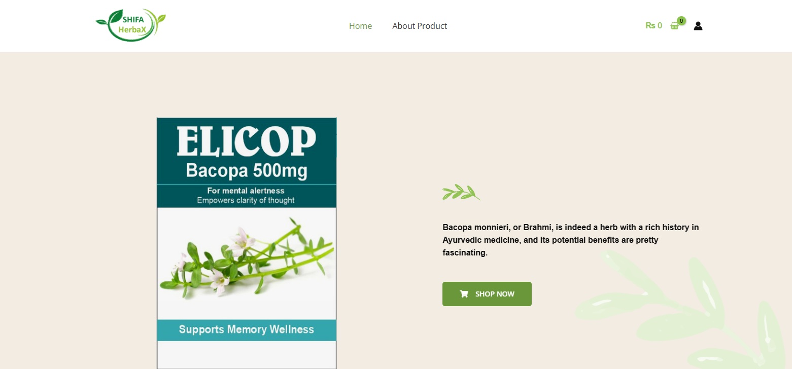 Herbal Products Website & Social Media Marketing