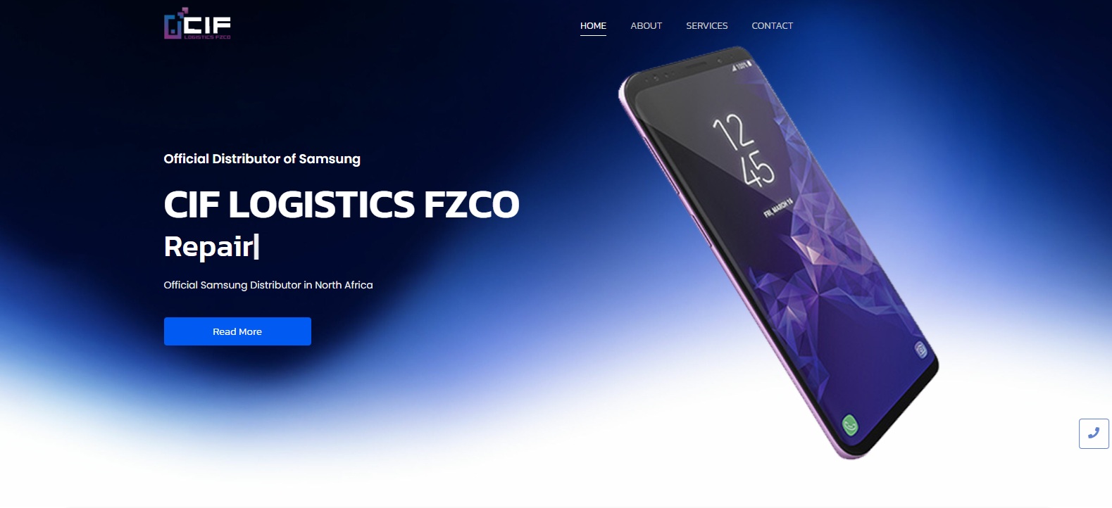 UAE based Logistics company website