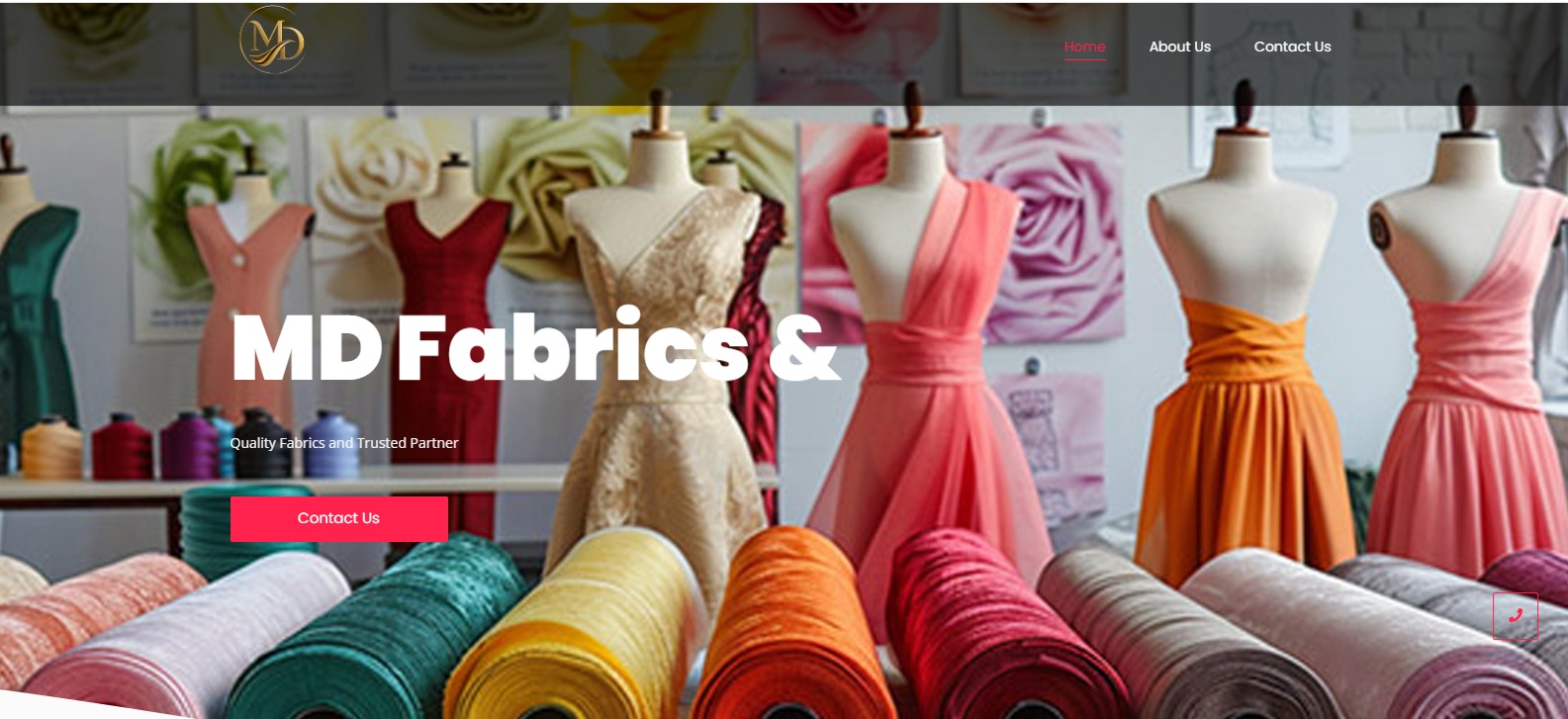 Fabrics & Textiles Company Website